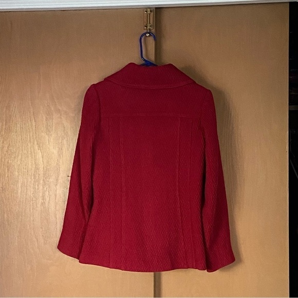 𝅺MODERNIST by Guillaume Poupart wool blend jacket with off center zipper. Chic. - Picture 8 of 8